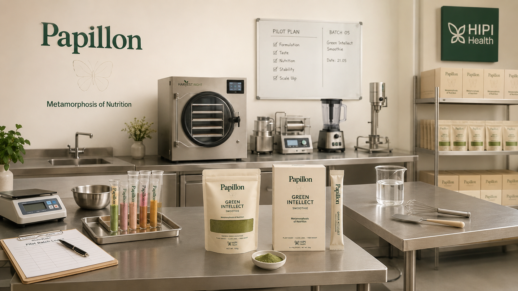 Papillon razvojni laboratorij i freeze-dried proizvodi